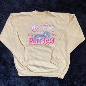 Women’s kitten sweater size large